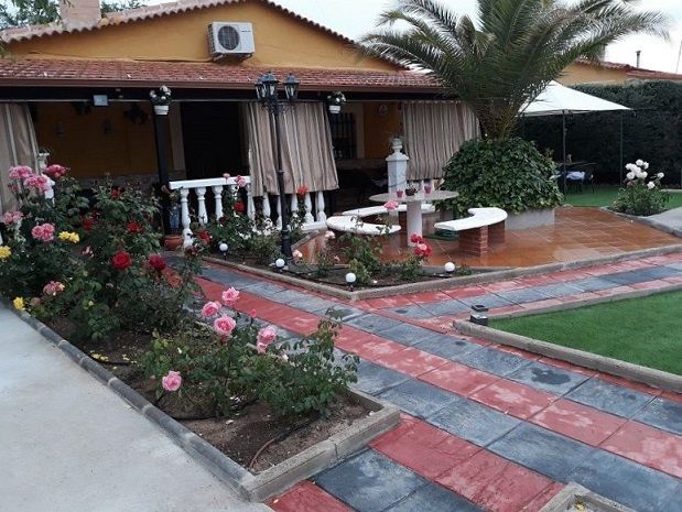 Terrassa de Finca rústica en venda en Membrilla amb Aire condicionat, Jardí privat i Traster