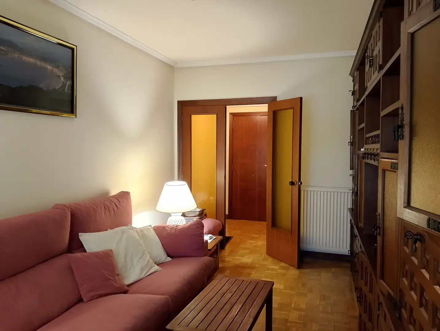 Wohnzimmer von Wohnung zur Miete in Donostia - San Sebastián  mit Heizung, Terrasse und Möbliert