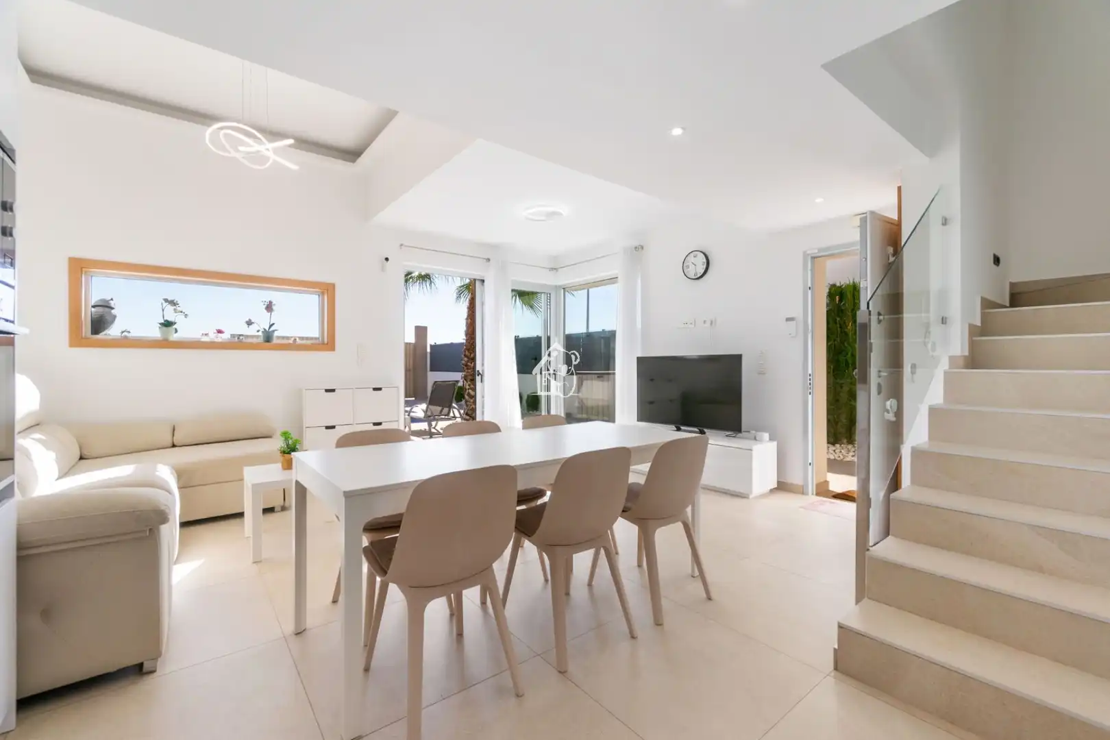 Comedor de Casa o chalet de alquiler en Guardamar del Segura con Aire acondicionado, Jardín privado y Terraza