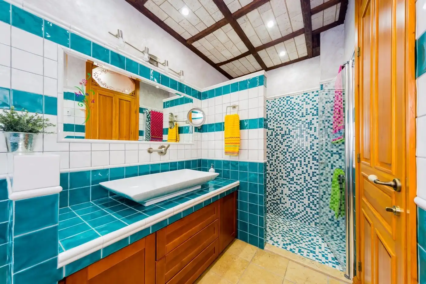 Baño de Finca rústica en venta en Almoradí con Aire acondicionado, Calefacción y Jardín privado