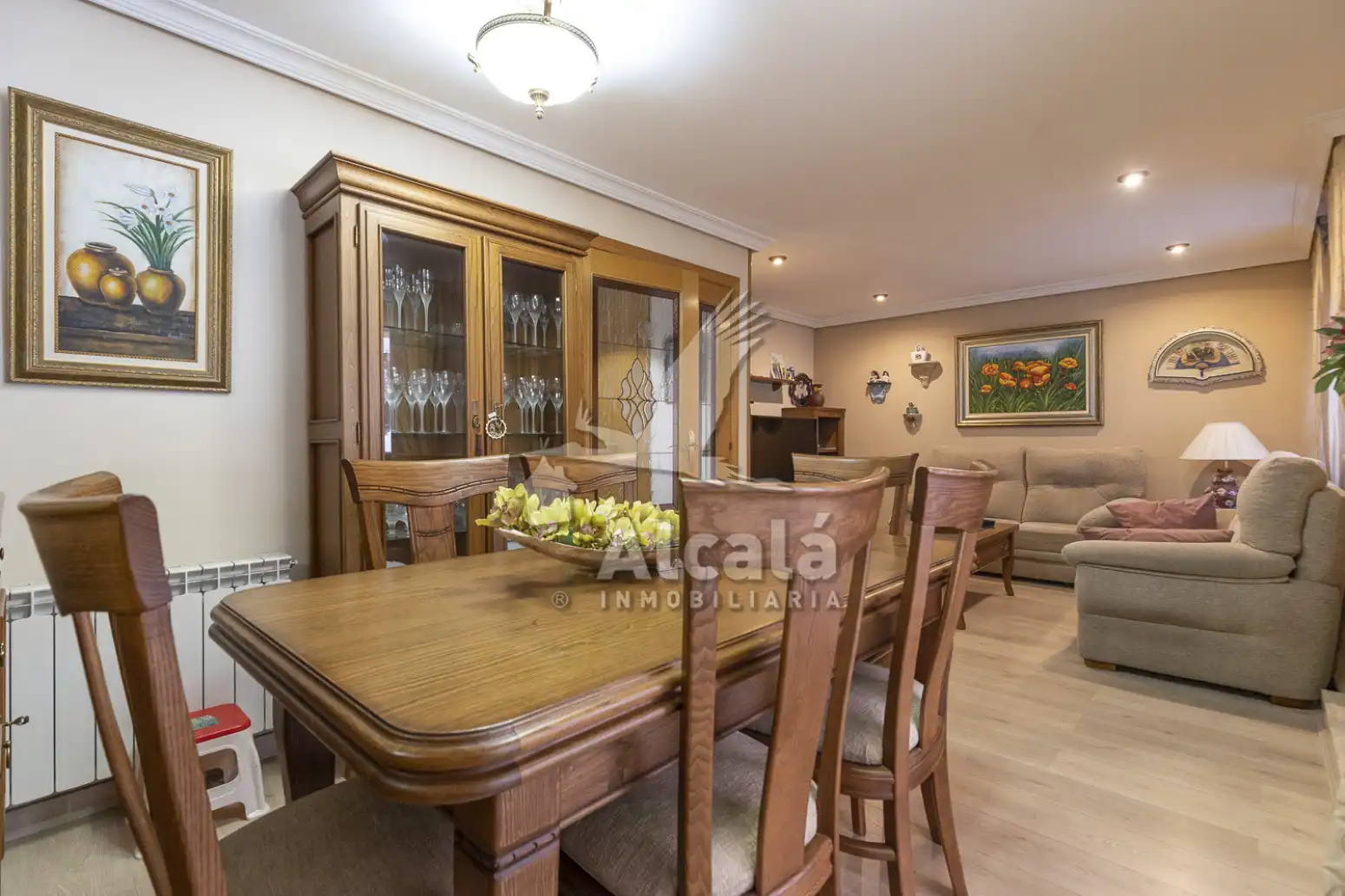 Dining room of Houses for sale in Alcalá de Henares  with Air Conditioner, Heating and Parquet flooring