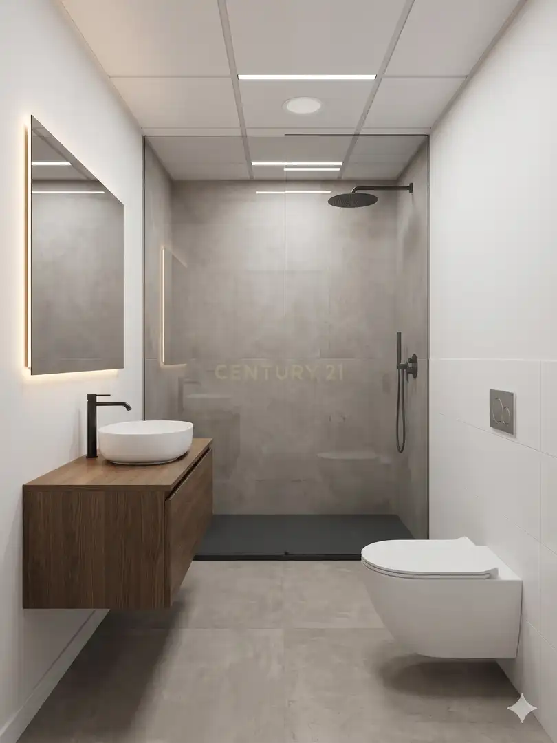 Badezimmer von Wohnung zum Verkauf in Estivella mit Klimaanlage