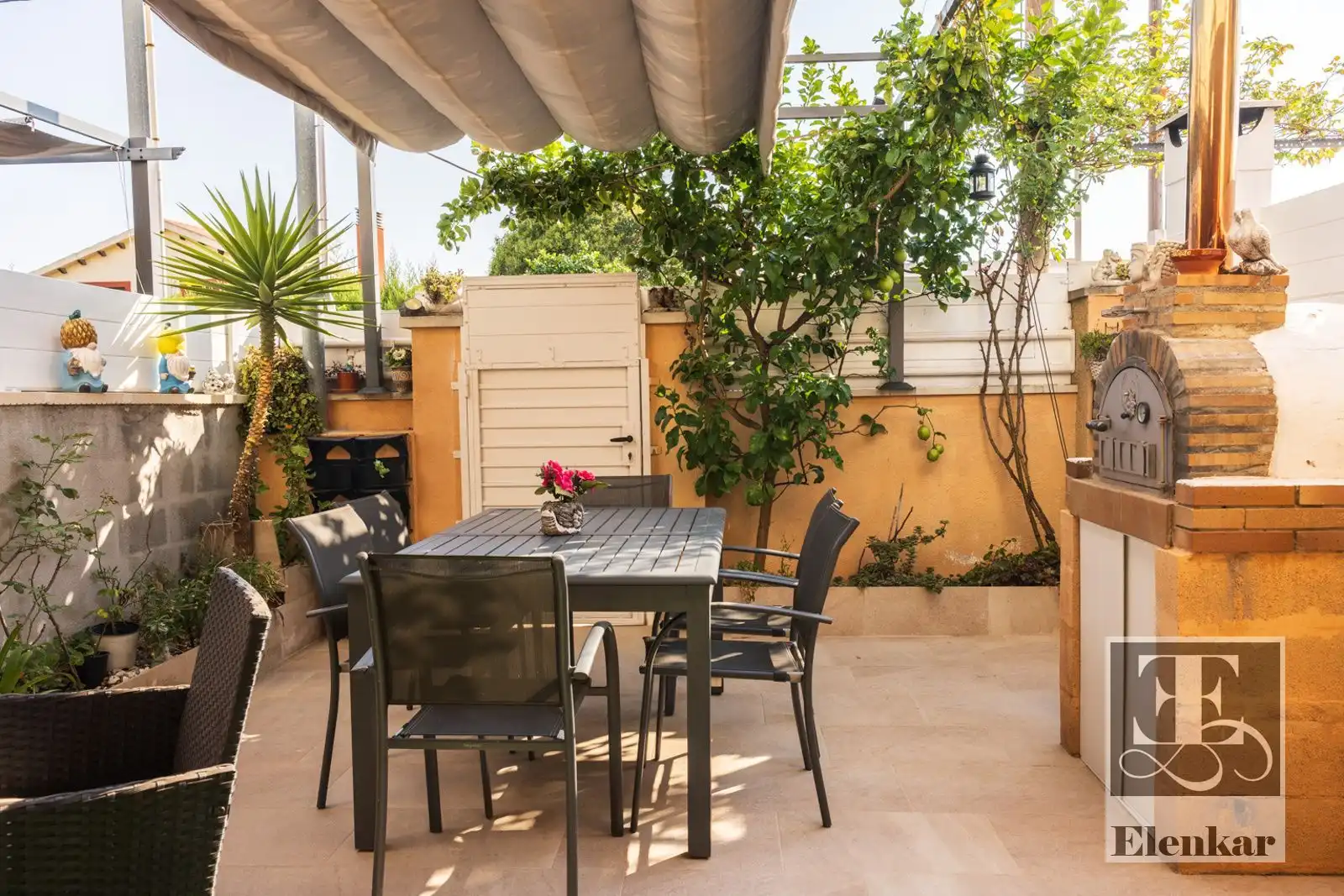 Terraza de Casa adosada en venta en Santa Oliva con Aire acondicionado, Terraza y Trastero