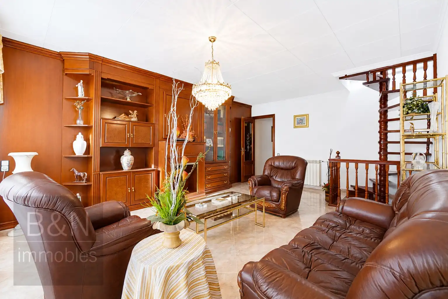 Sala de estar de Casa o chalet en venta en Terrassa con Calefacción y Terraza