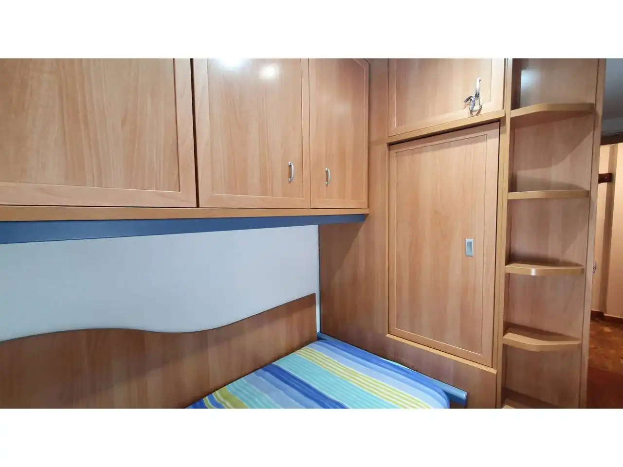 Schlafzimmer von Wohnung zur Miete in Leganés mit Heizung, Terrasse und Möbliert