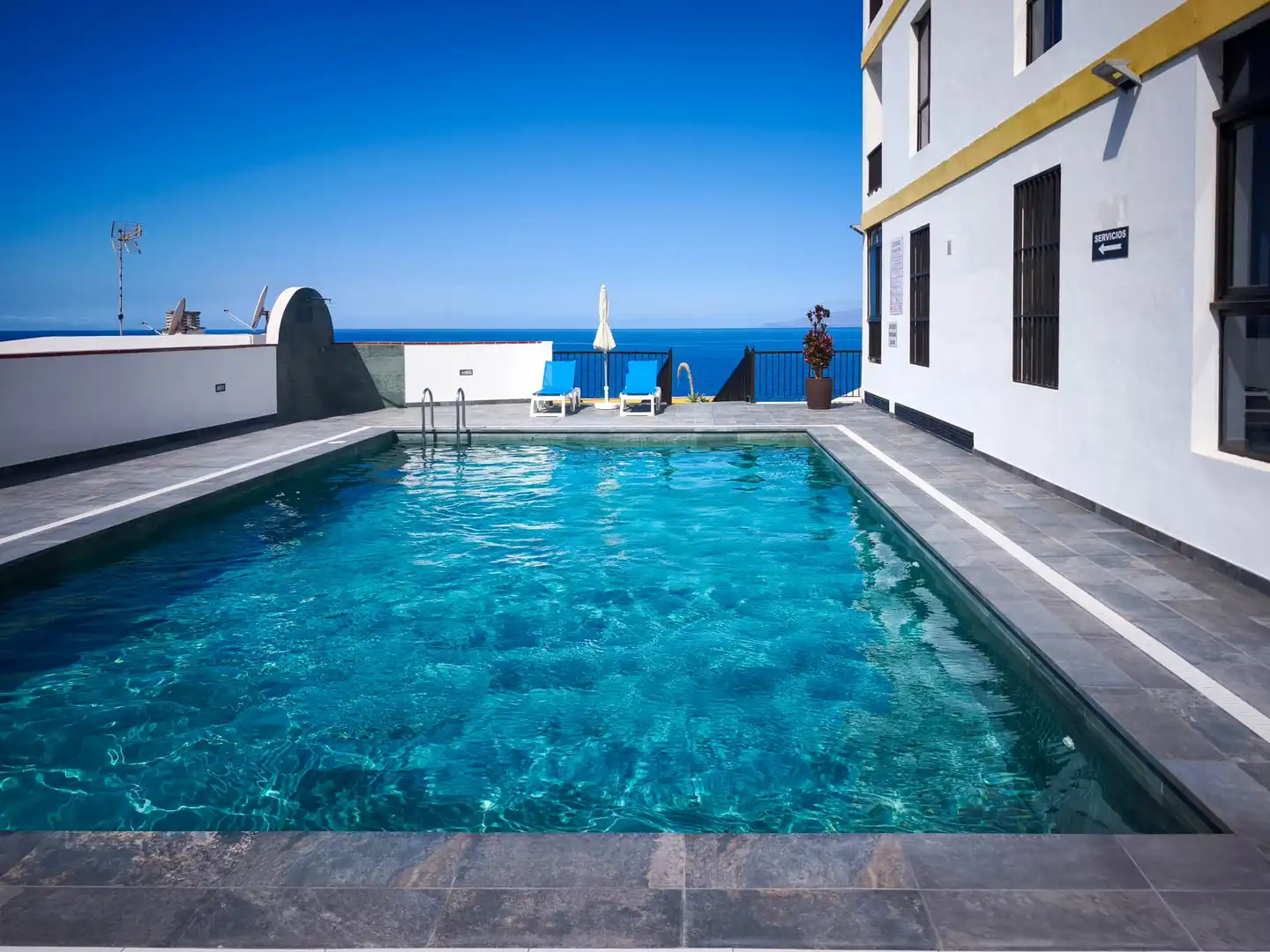 Schwimmbecken von Wohnungen zum Verkauf in Santiago del Teide mit Terrasse, Möbliert und Gemeinschaftspool