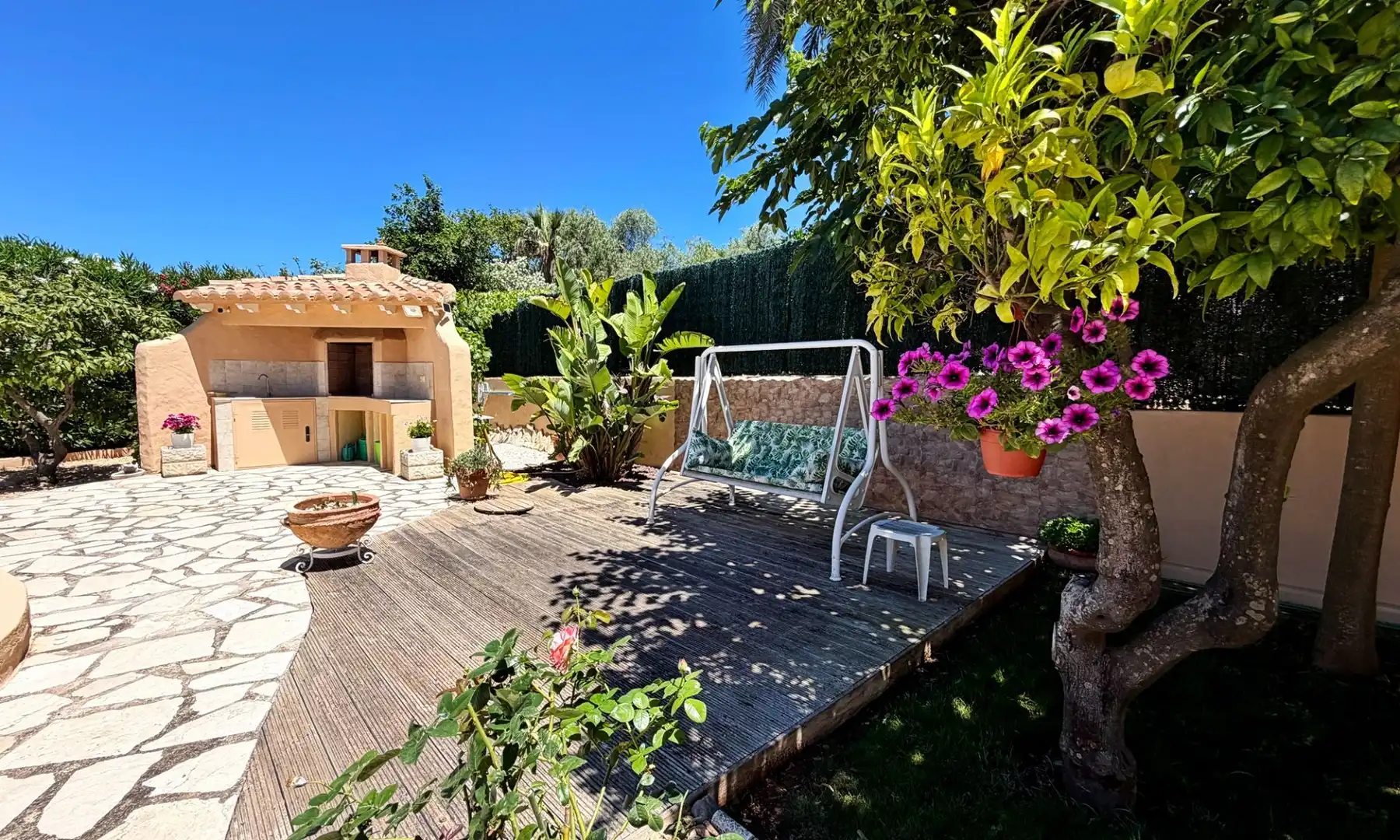 Terraza de Casa o chalet en venta en Dénia con Aire acondicionado, Calefacción y Jardín privado