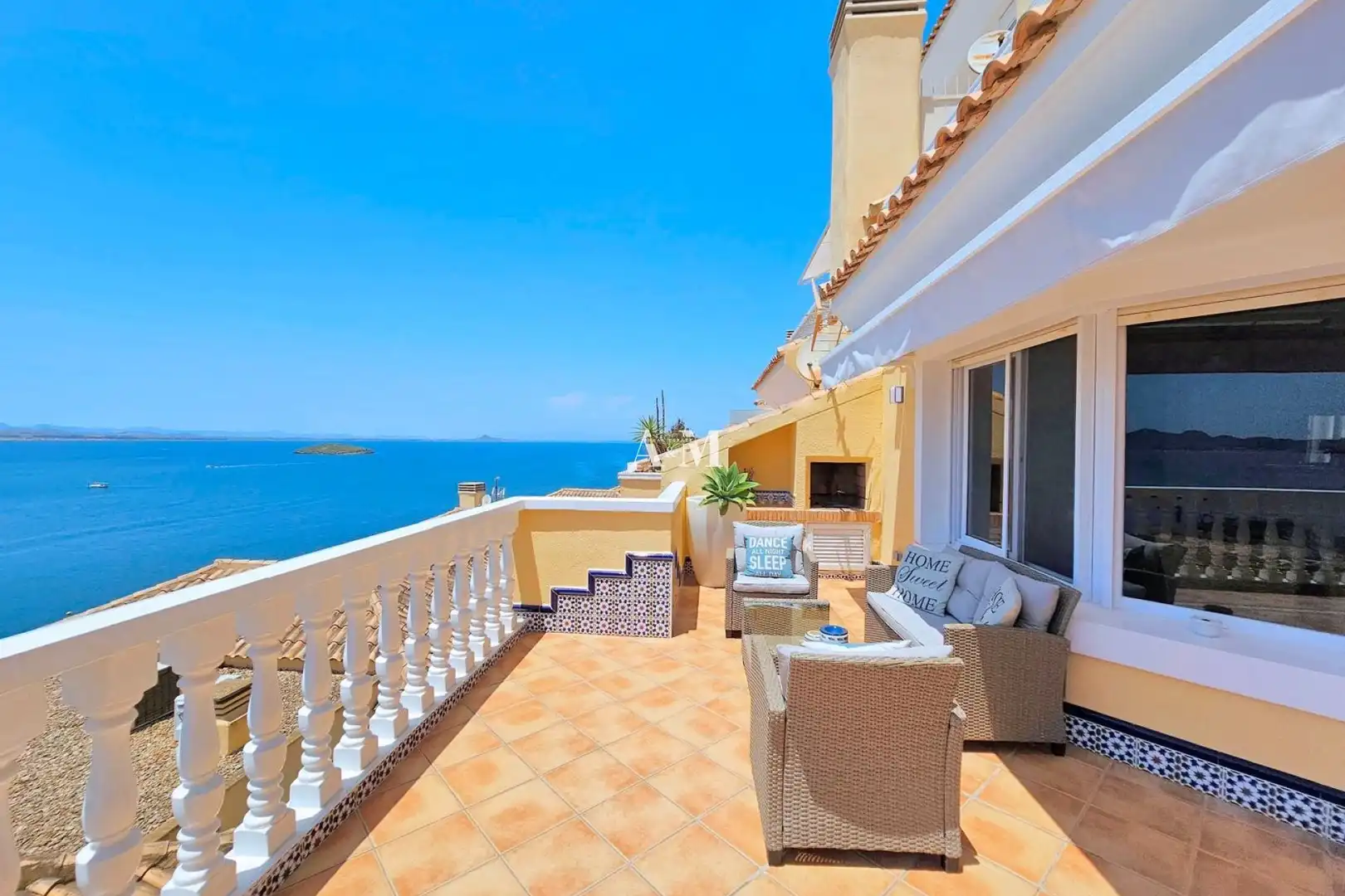 Terrace of Detached homes for rent in La Manga del Mar Menor  with Air Conditioner, Heating and Terrace