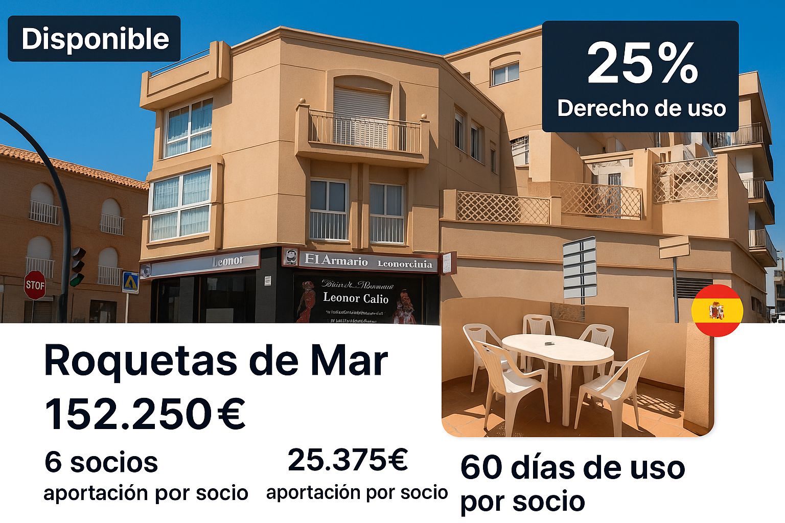 Vista exterior de Apartament en venda en Roquetas de Mar amb Terrassa, Moblat i Forn