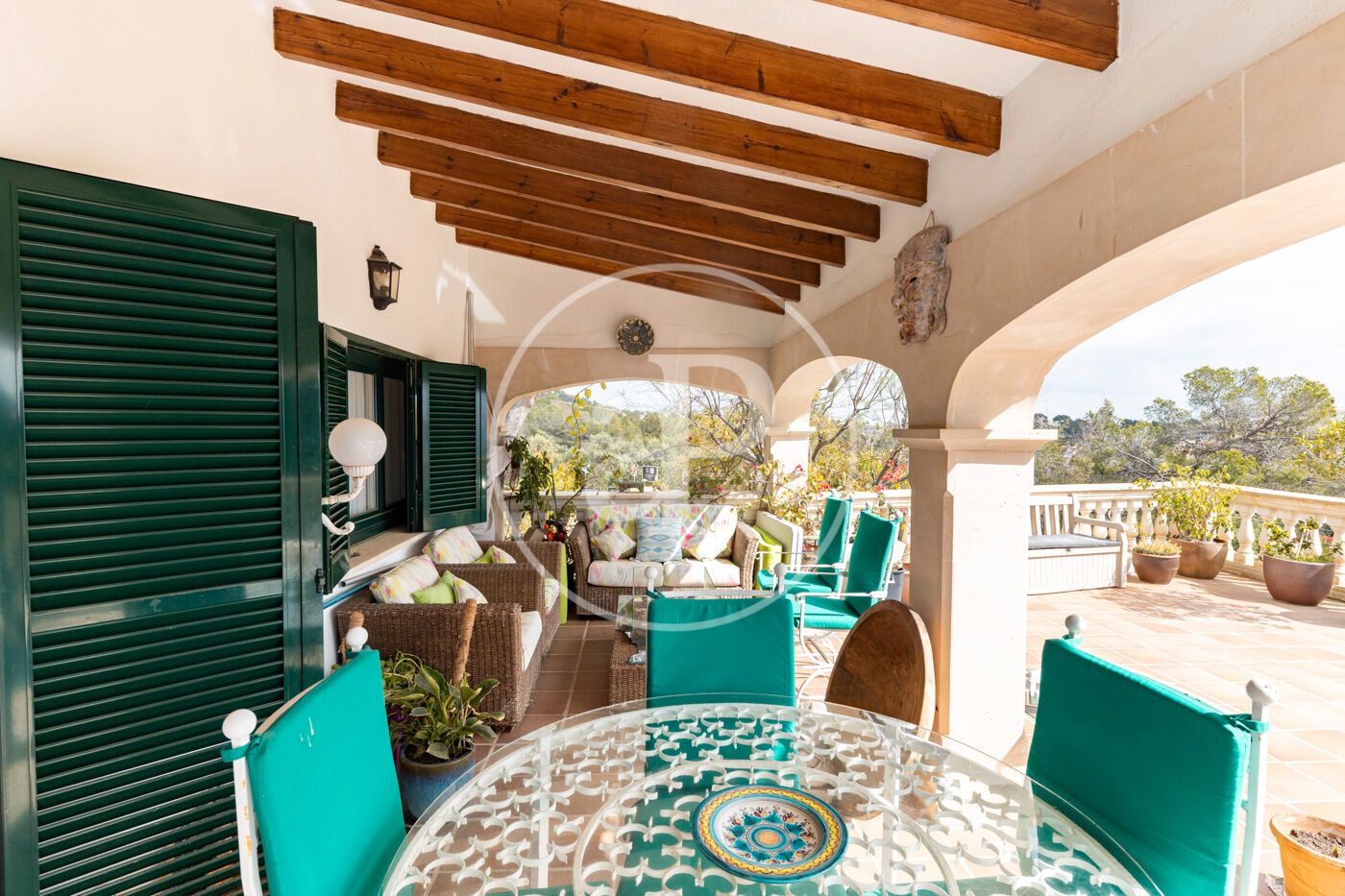 Terraza de Casa o chalet en venta en Calvià con Aire acondicionado, Calefacción y Jardín privado