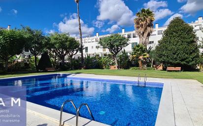 Swimming pool of Single-family semi-detached for sale in Calella  with Air Conditioner, Terrace and Balcony