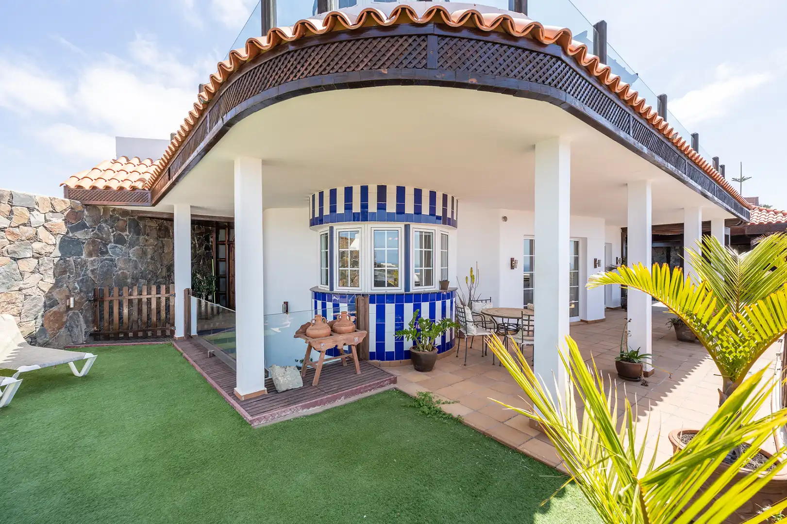 Terraza de Casa o chalet en venta en San Bartolomé de Tirajana con Aire acondicionado, Jardín privado y Terraza