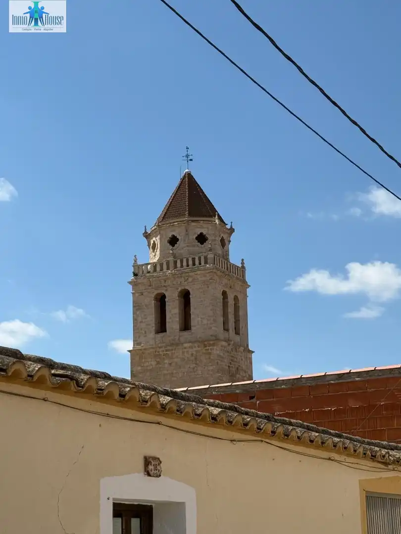Vista exterior de Casa o xalet en venda en Mahora amb Calefacció, Terrassa i Traster