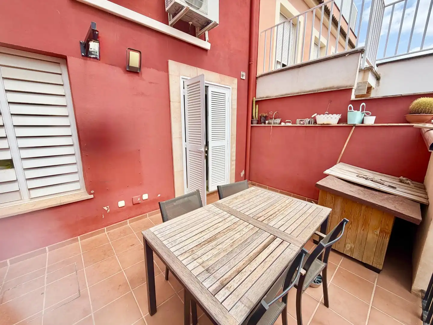 Terrassa de Casa adosada en venda en Marratxí amb Aire condicionat, Calefacció i Parquet