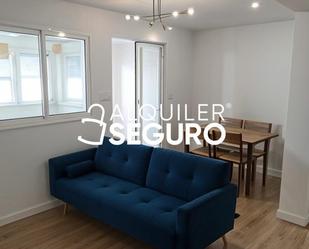 Living room of Flat to rent in Lugo Capital  with Heating, Terrace and Furnished