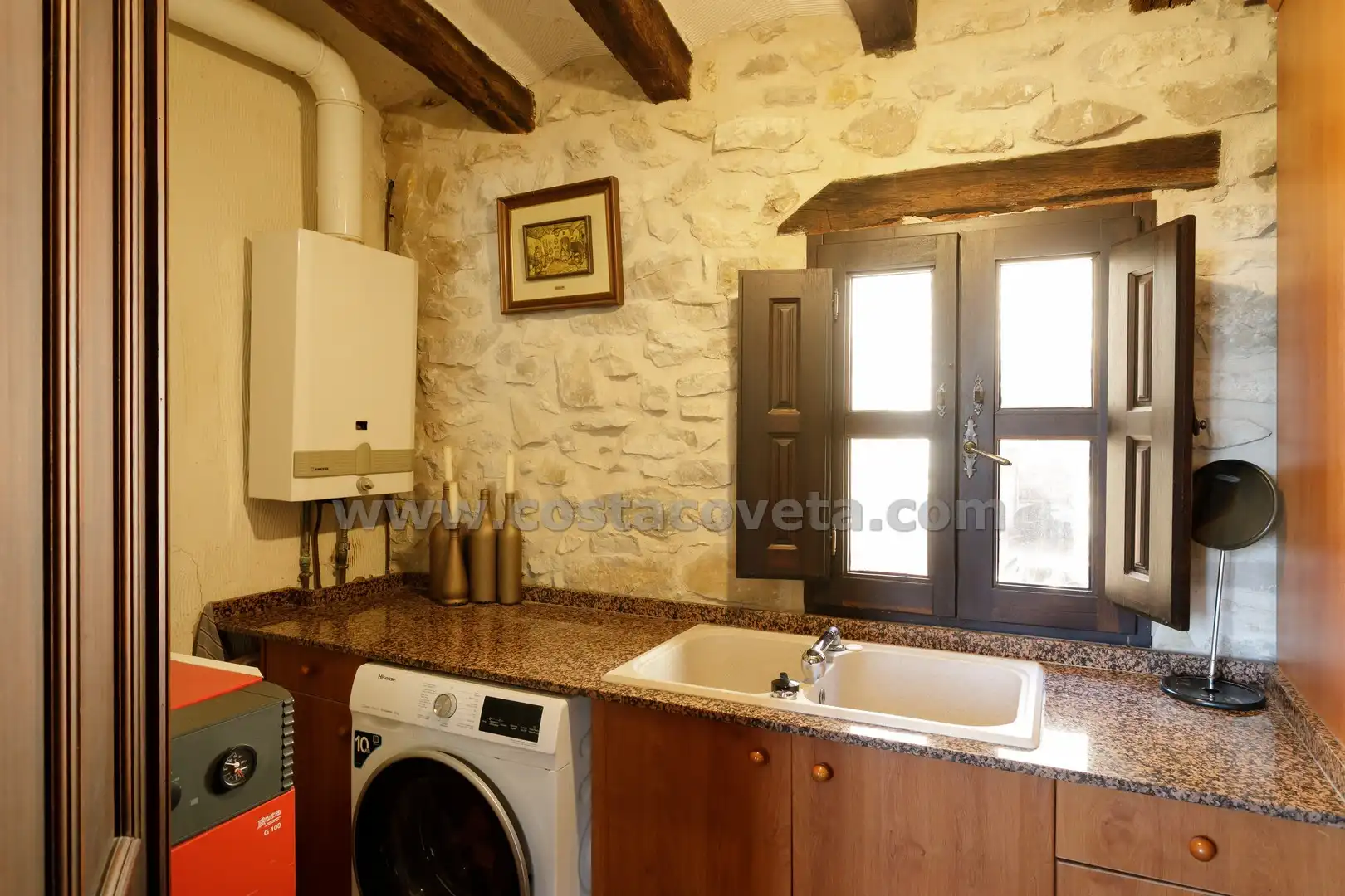 Cocina de Casa o chalet en venta en Relleu con Aire acondicionado, Calefacción y Jardín privado