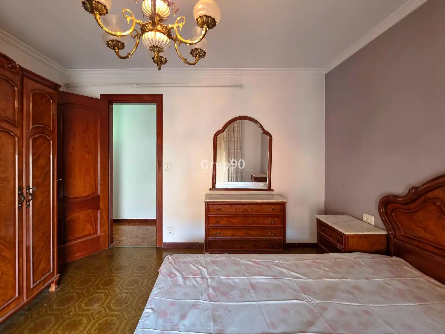 Schlafzimmer von Wohnung zum Verkauf in Lleida mit Heizung, Abstellraum und Balkon
