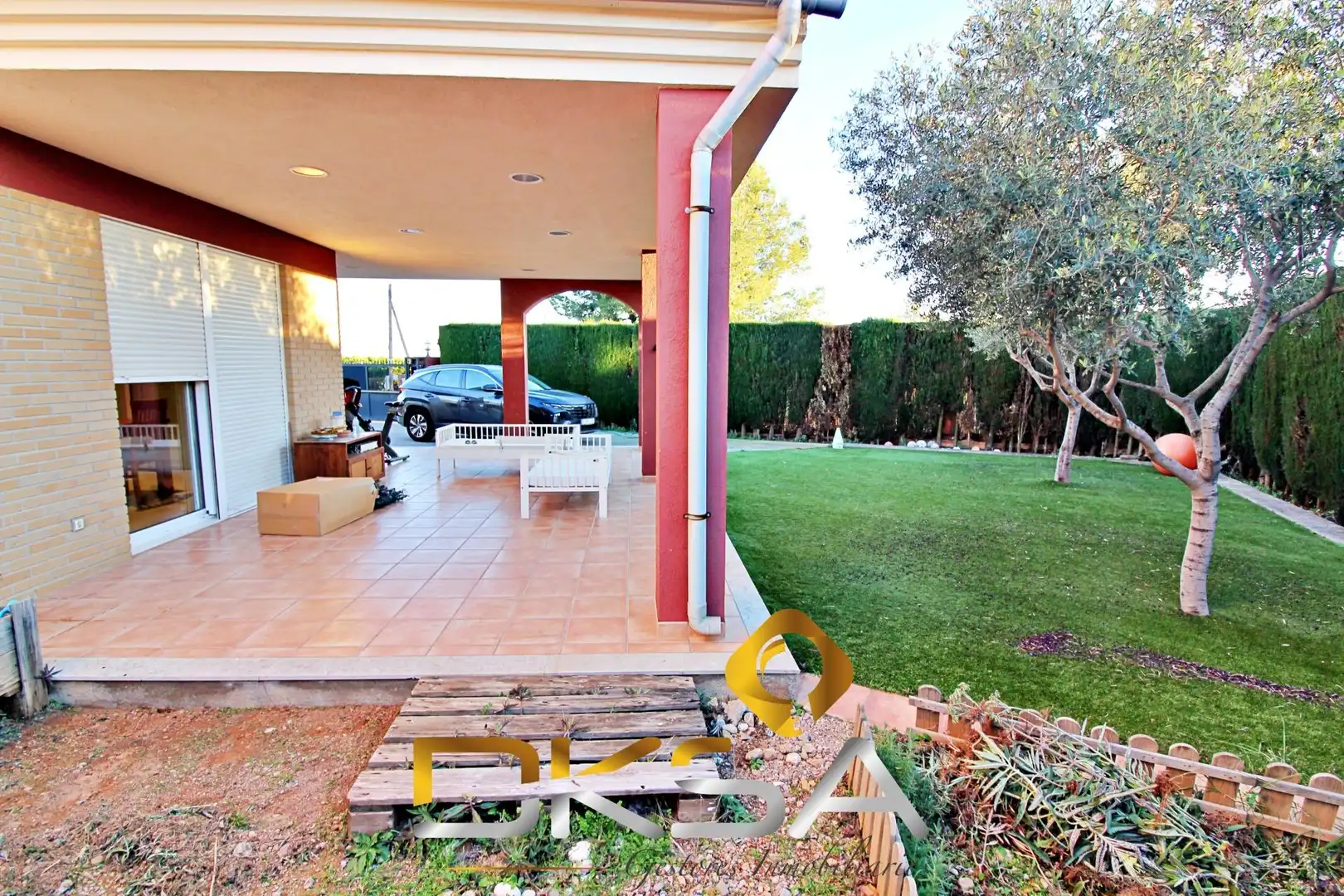 Jardín de Casa o chalet en venta en Castellón de la Plana / Castelló de la Plana con Aire acondicionado, Jardín privado y Terraza