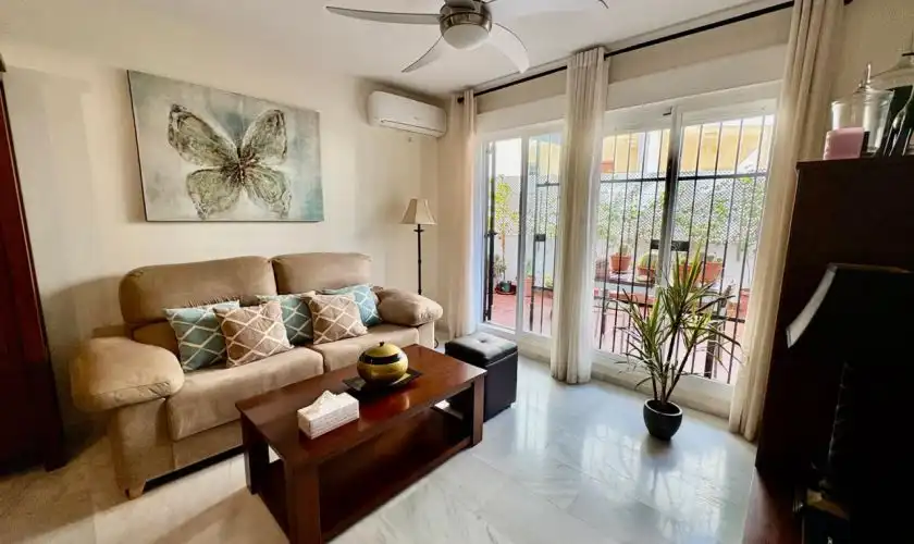 Living room of Flat for sale in Carboneras  with Air Conditioner, Terrace and Storage room