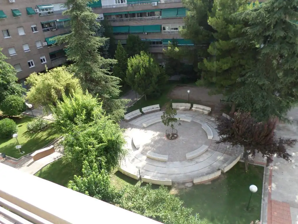 Terraza de Piso de alquiler en Madrid con Aire acondicionado, Calefacción y Parquet
