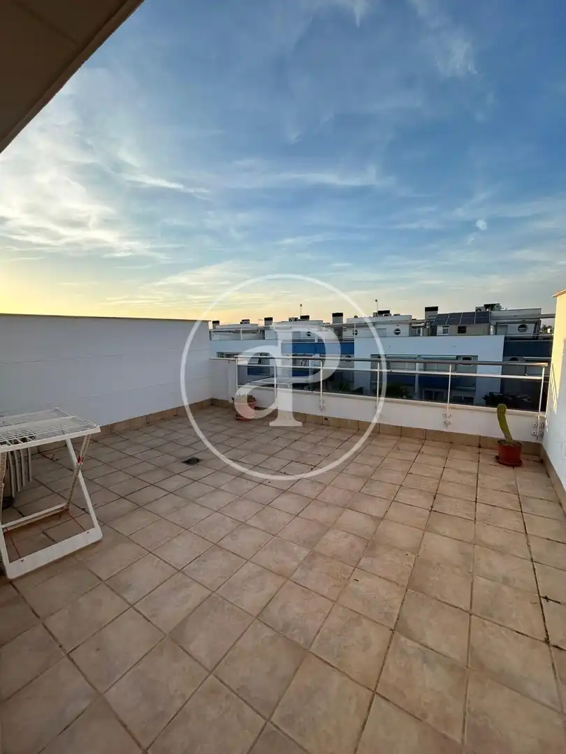 Terraza de Ático de alquiler en Almenara con Aire acondicionado, Calefacción y Jardín privado