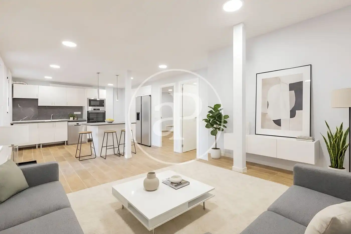 Sala d'estar de Loft en venda en Alcobendas amb Calefacció i Terrassa