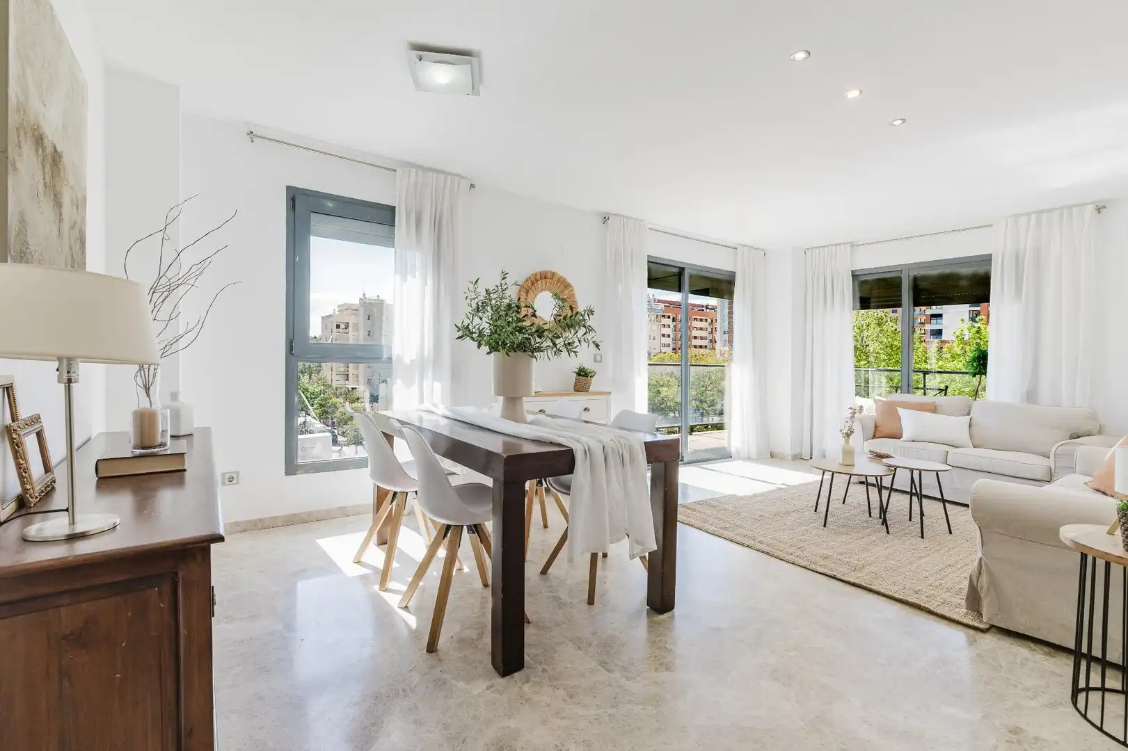 Dining room of Flat for sale in Paterna  with Air Conditioner, Private garden and Terrace