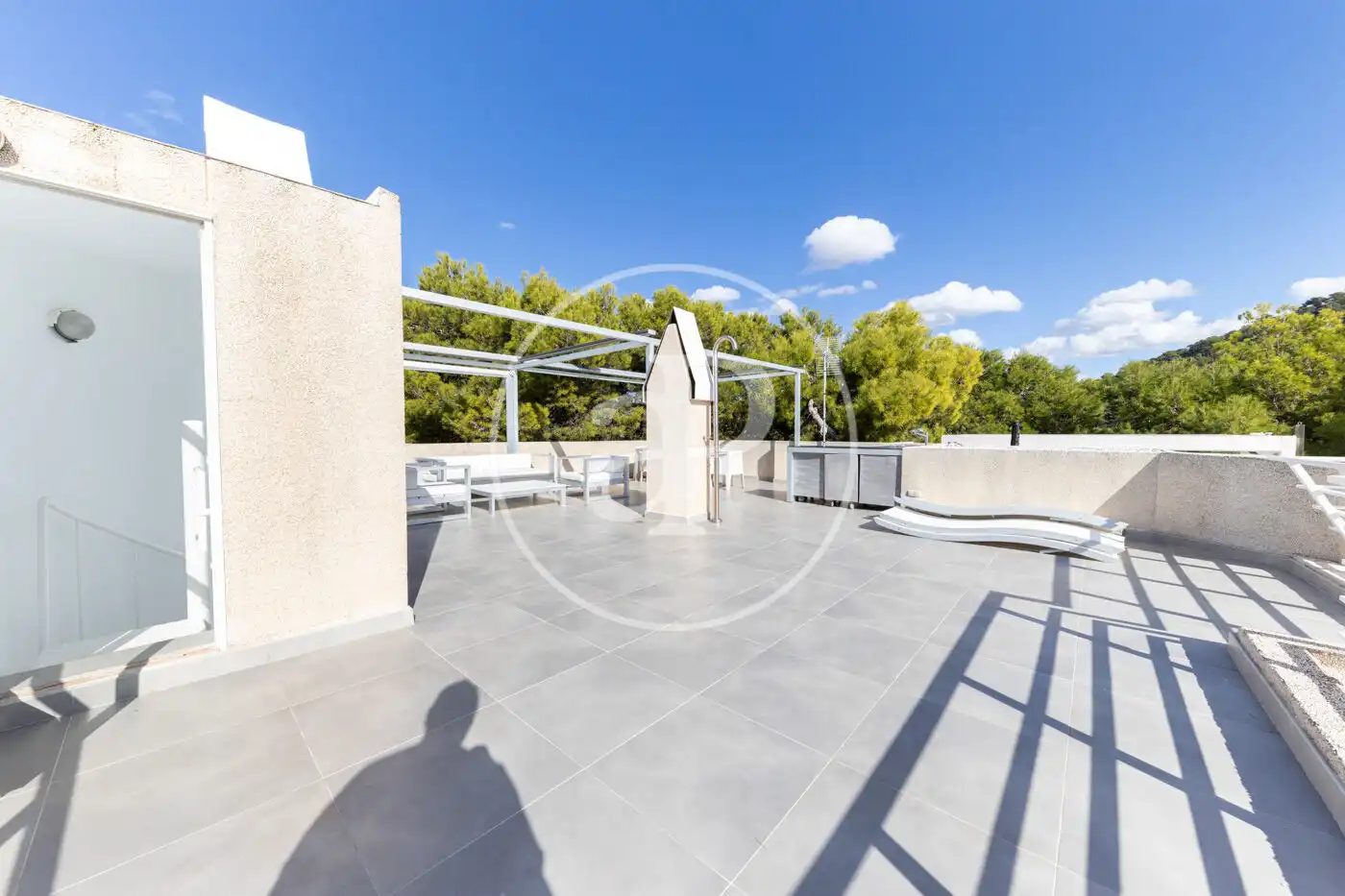 Terrasse von Dachboden zum Verkauf in Andratx mit Heizung, Privatgarten und Terrasse