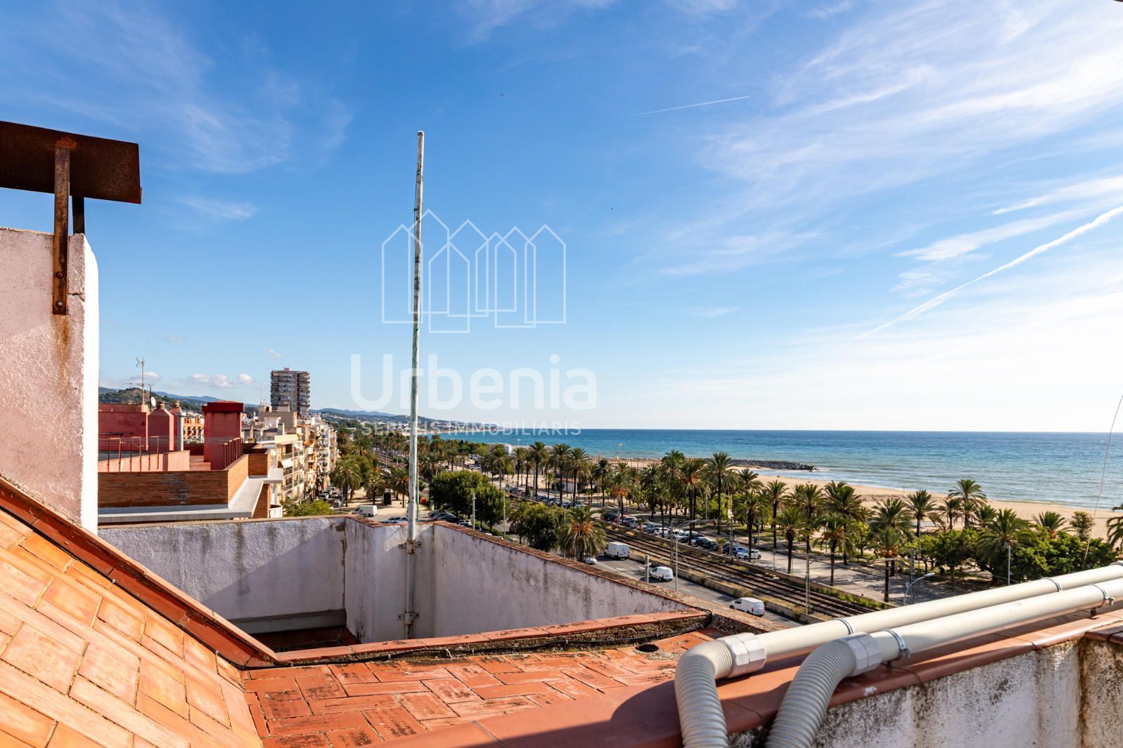 Exterior view of Attic for sale in Mataró  with Heating, Terrace and Storage room