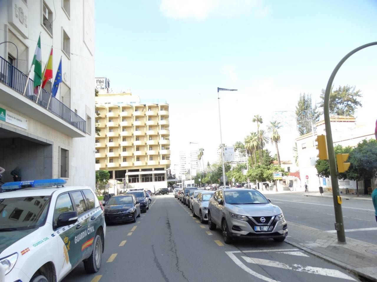 Vista exterior de Garatge de lloguer en  Huelva Capital
