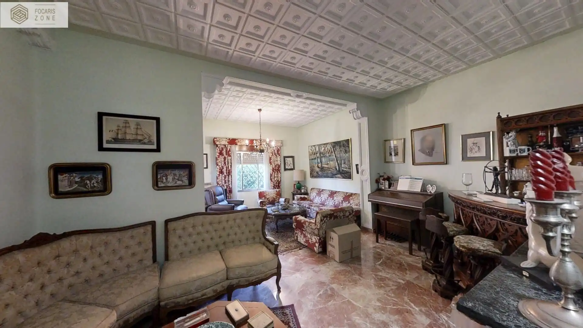 Living room of Detached homes for sale in Málaga  with Private garden, Terrace and Furnished