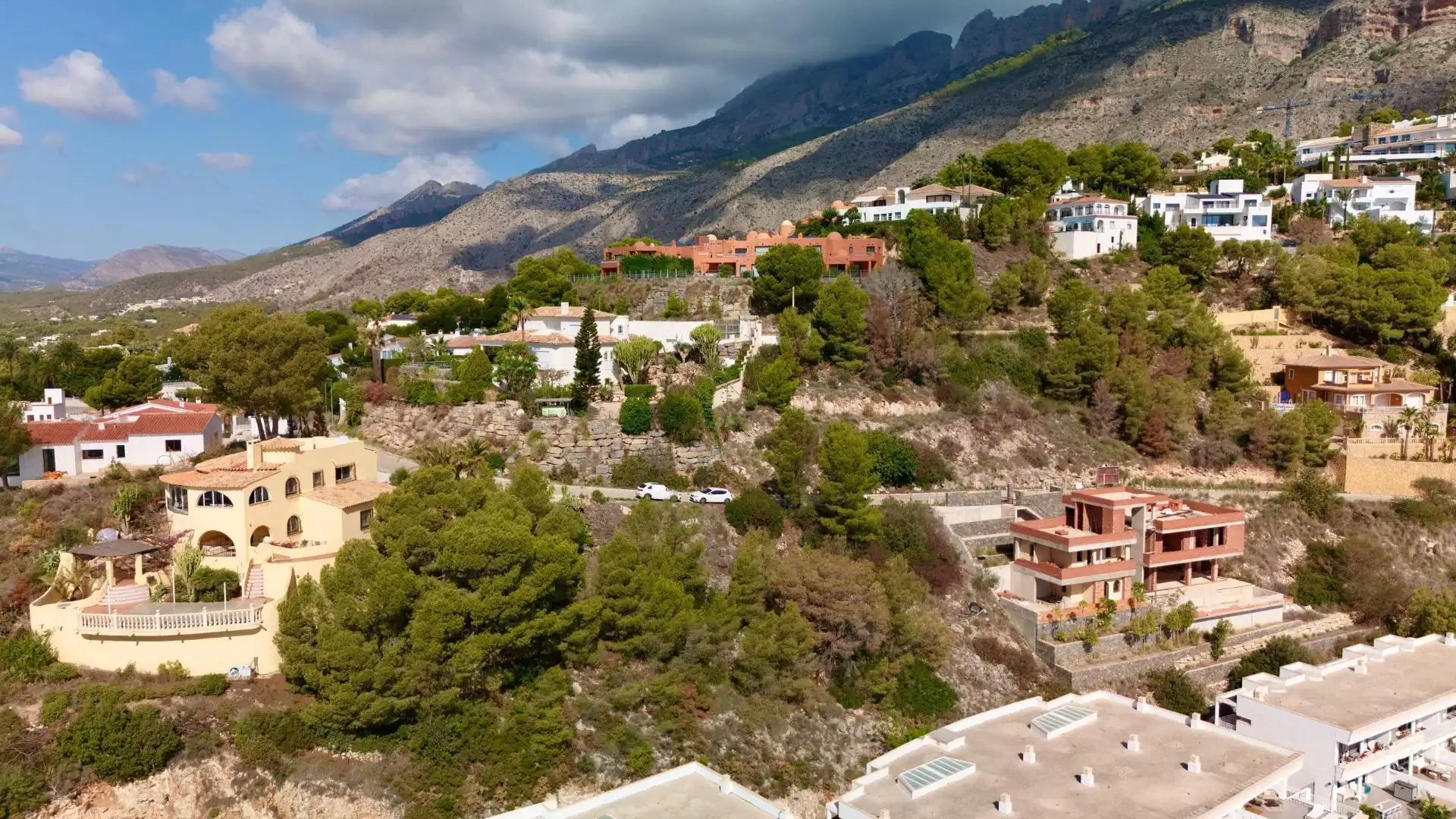 Vista exterior de Residencial en venta en Altea