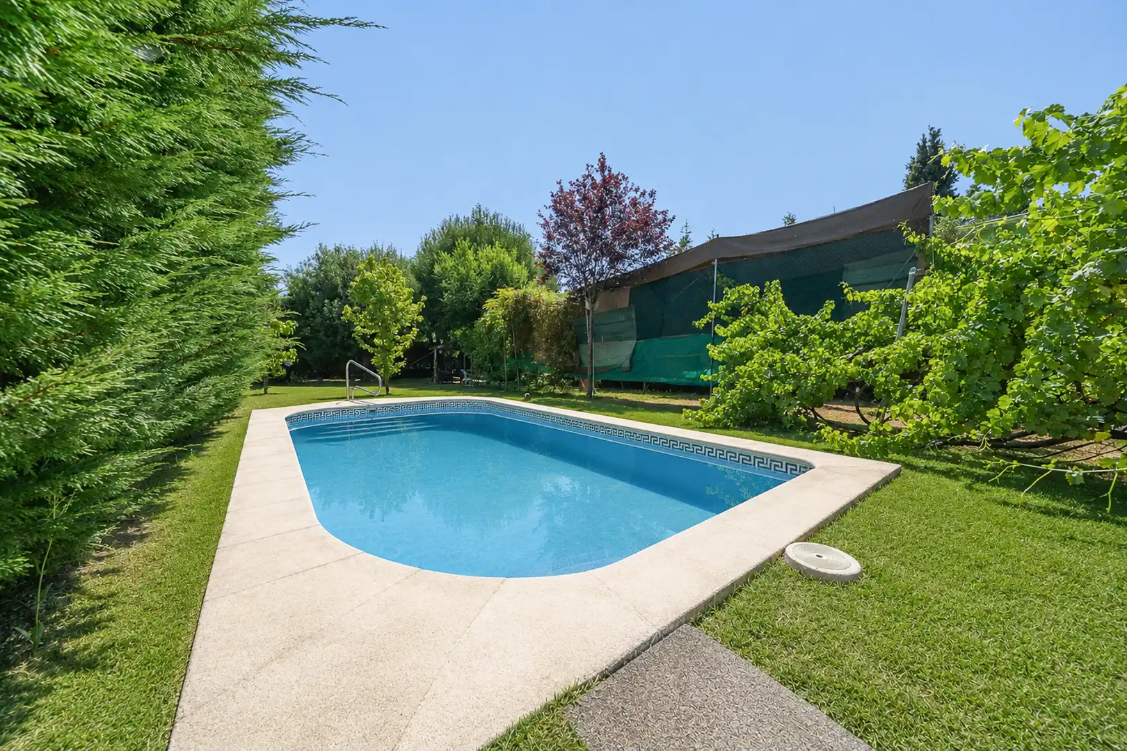 Piscina de Casa o xalet en venda en El Escorial amb Jardí privat, Terrassa i Piscina