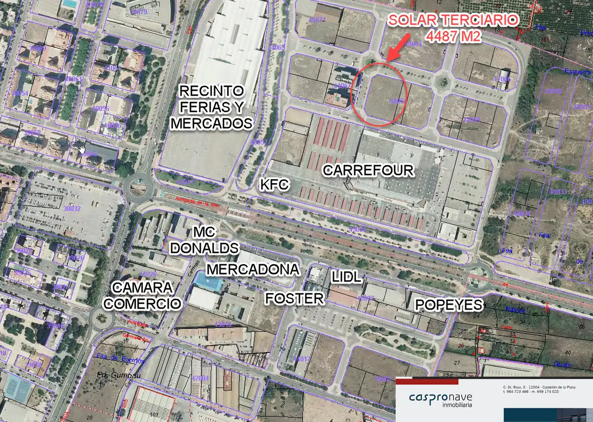 Exterior view of Industrial land for sale in Castellón de la Plana / Castelló de la Plana