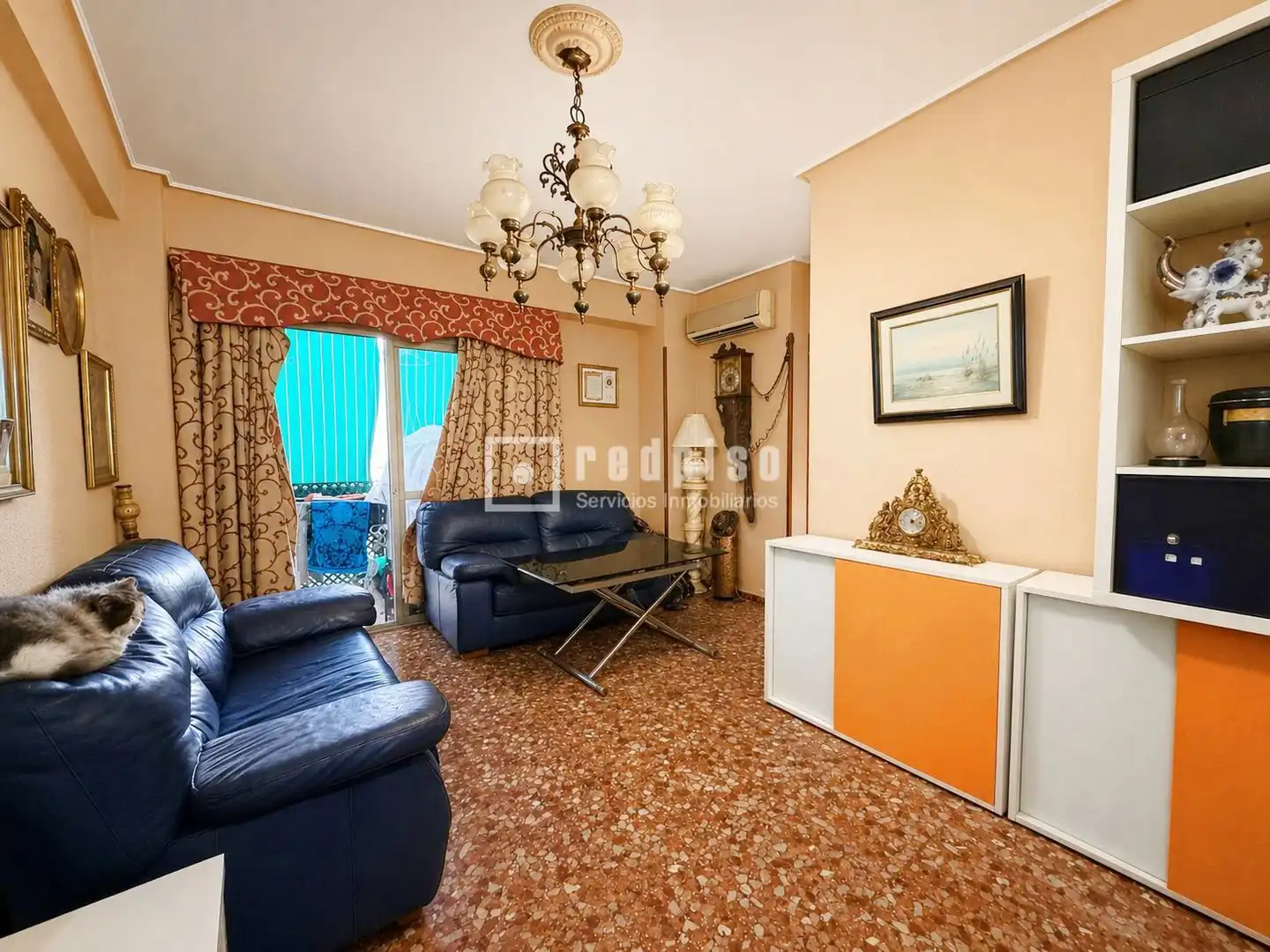 Wohnzimmer von Wohnung zum Verkauf in Málaga mit Klimaanlage und Terrasse