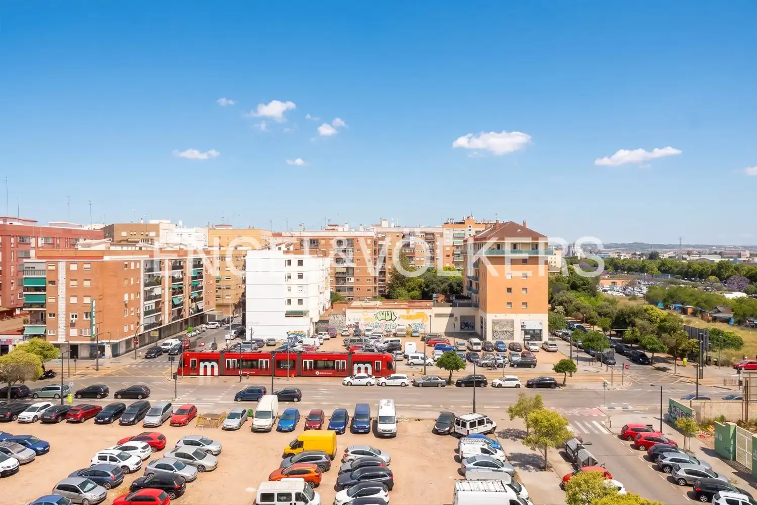 Exterior view of Attic for rent in Valencia  with Air Conditioner, Heating and Terrace
