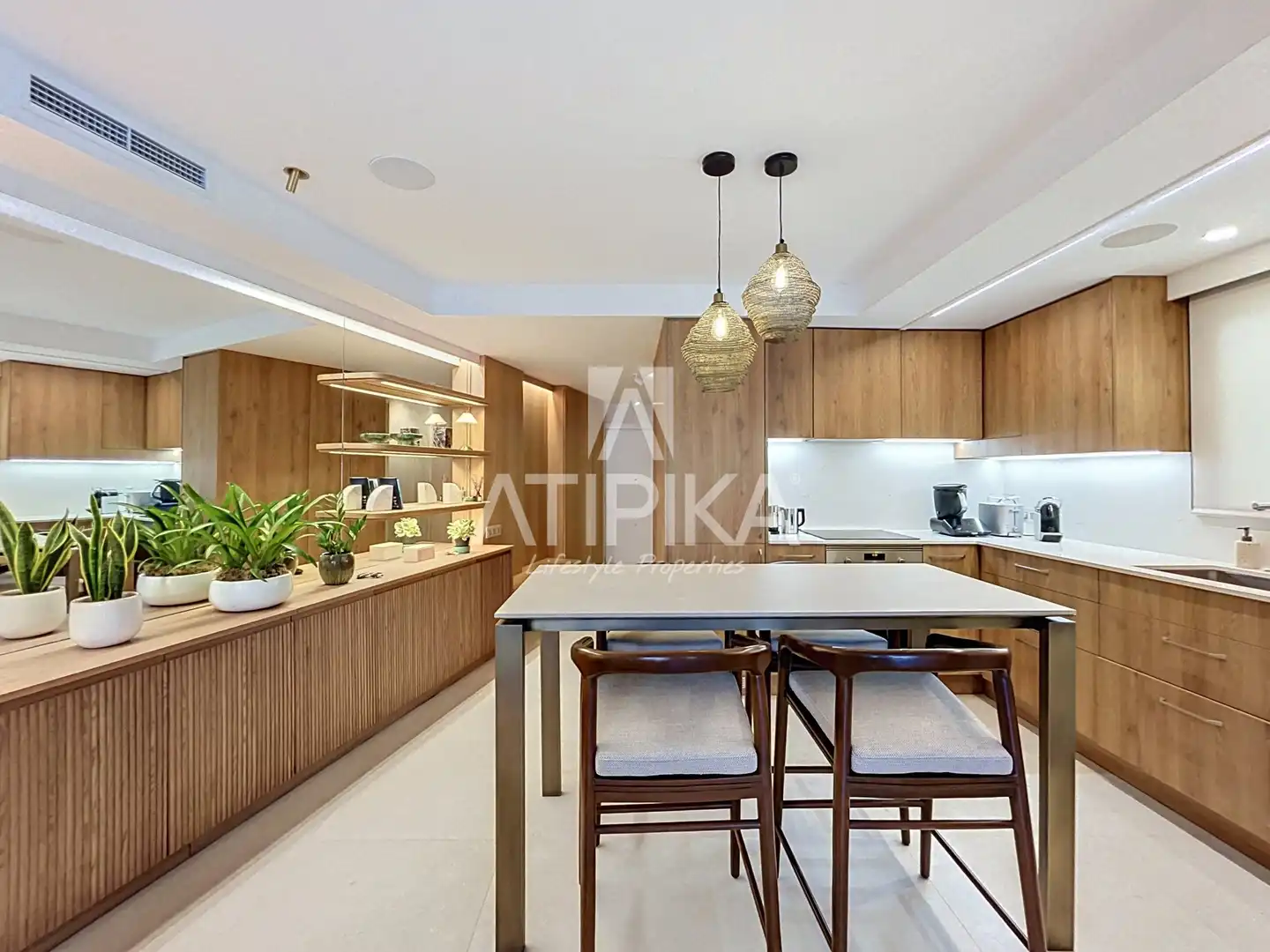Kitchen of Flat for rent in Barcelona  with Air Conditioner, Terrace and Furnished
