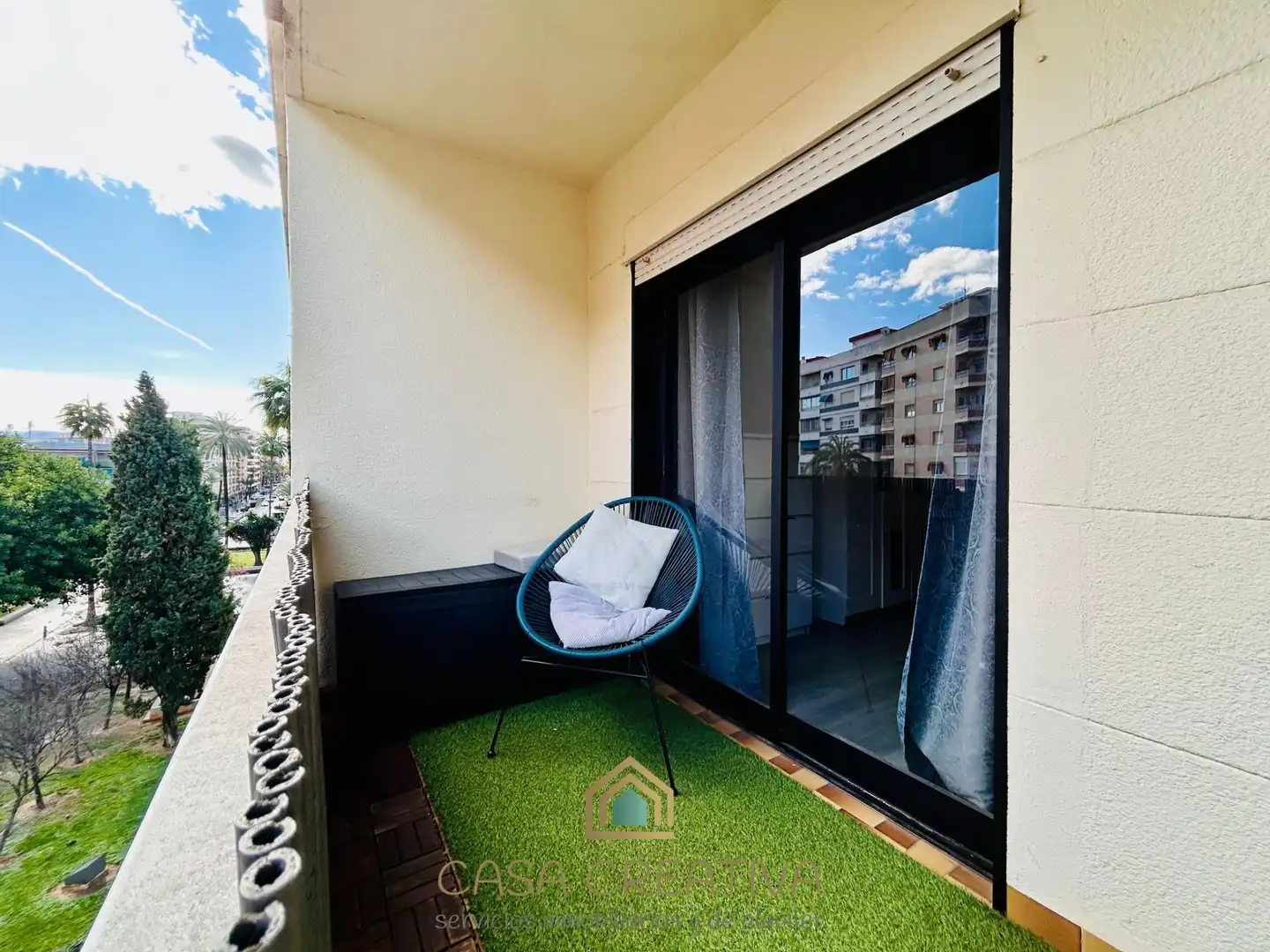 Terrasse von Wohnung zum Verkauf in Gandia mit Privatgarten, Terrasse und Möbliert