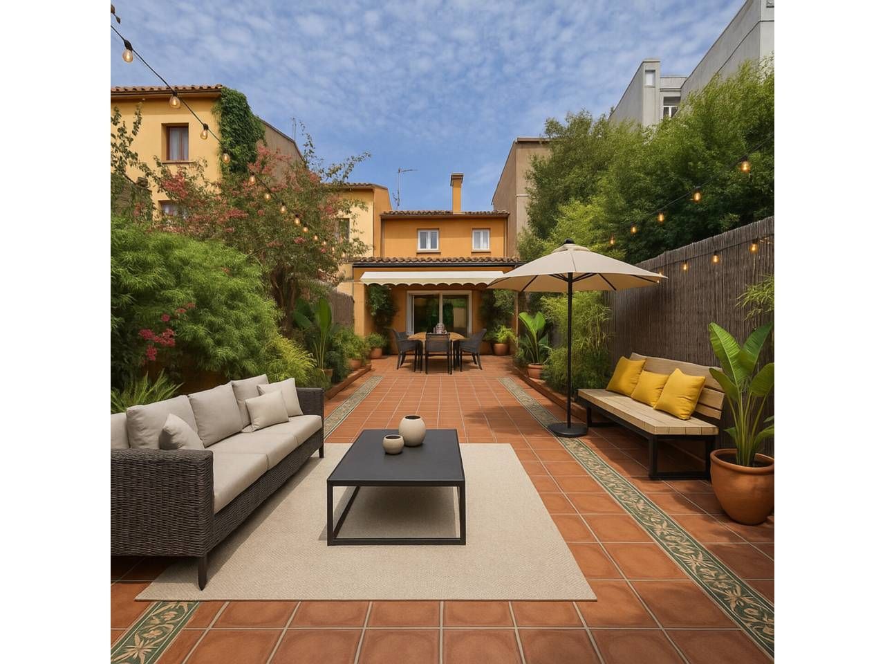 Terrassa de Casa o xalet en venda en Sant Cugat del Vallès amb Calefacció, Jardí privat i Terrassa