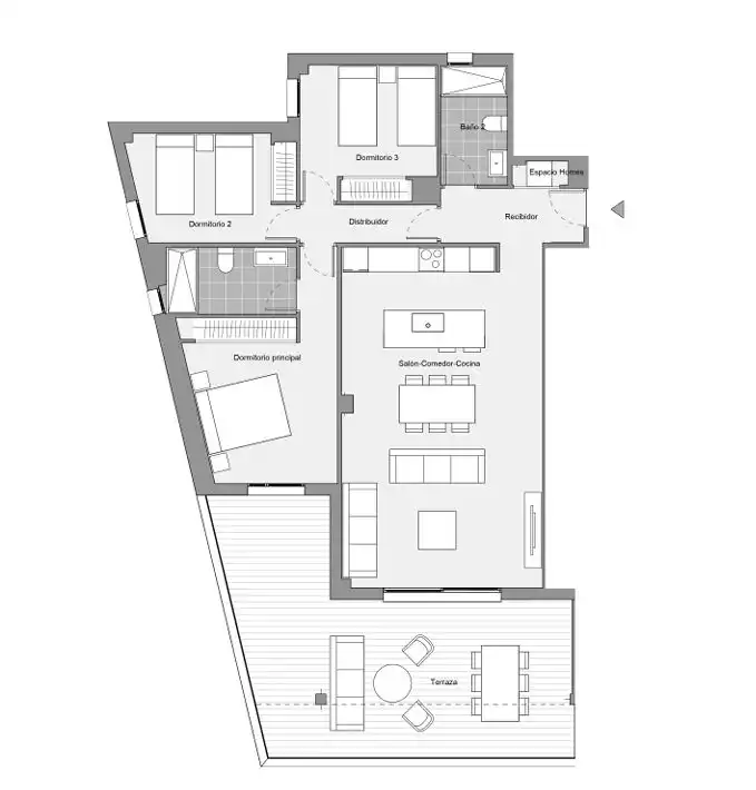 Flat with terrace for sale in Calle Villa Borghese 1, imagen 15