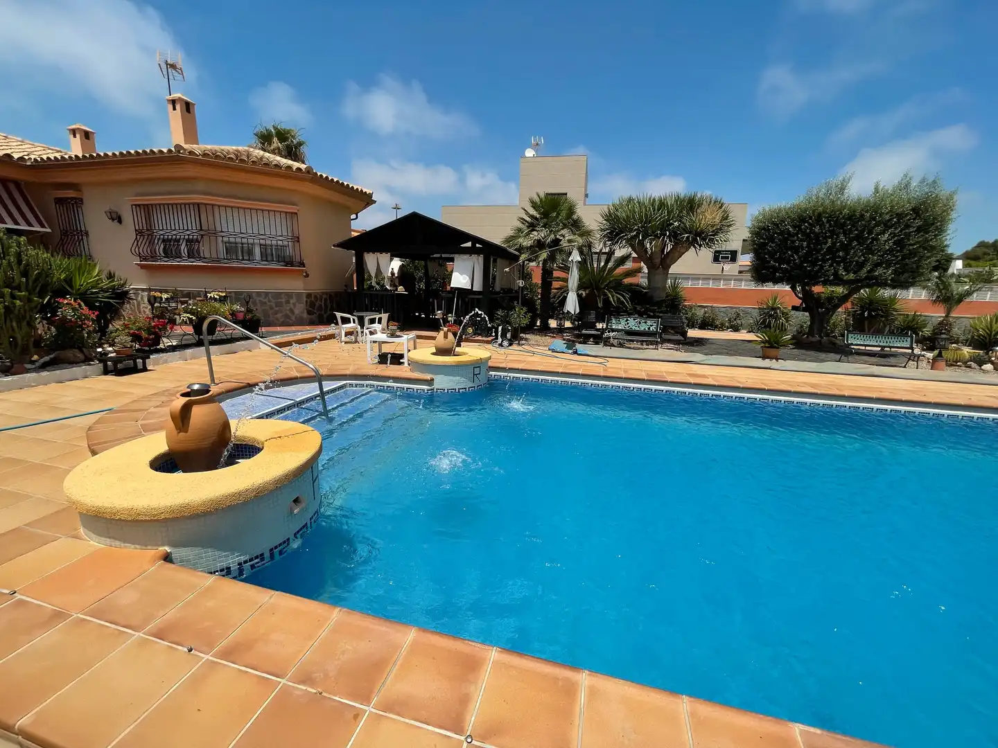 Swimming pool of Houses for sale in Almería  with Air Conditioner, Heating and Private garden