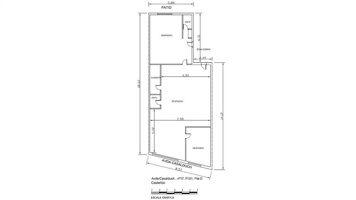Büro zum Verkauf in CASALDUCH, 17, Parque Geólogo José Royo Gómez