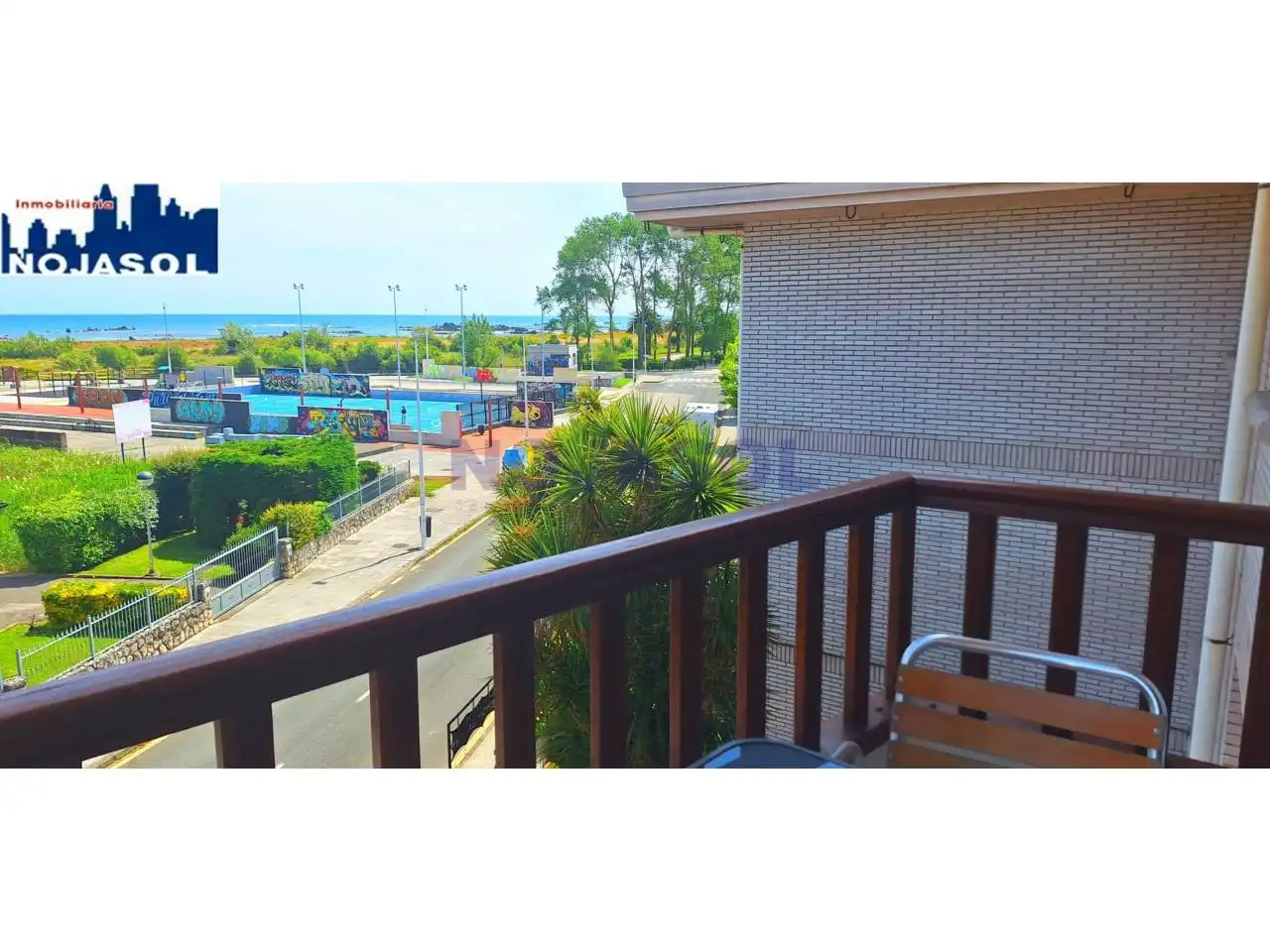 Terrasse von Wohnung zur Miete in Noja mit Heizung, Terrasse und Möbliert
