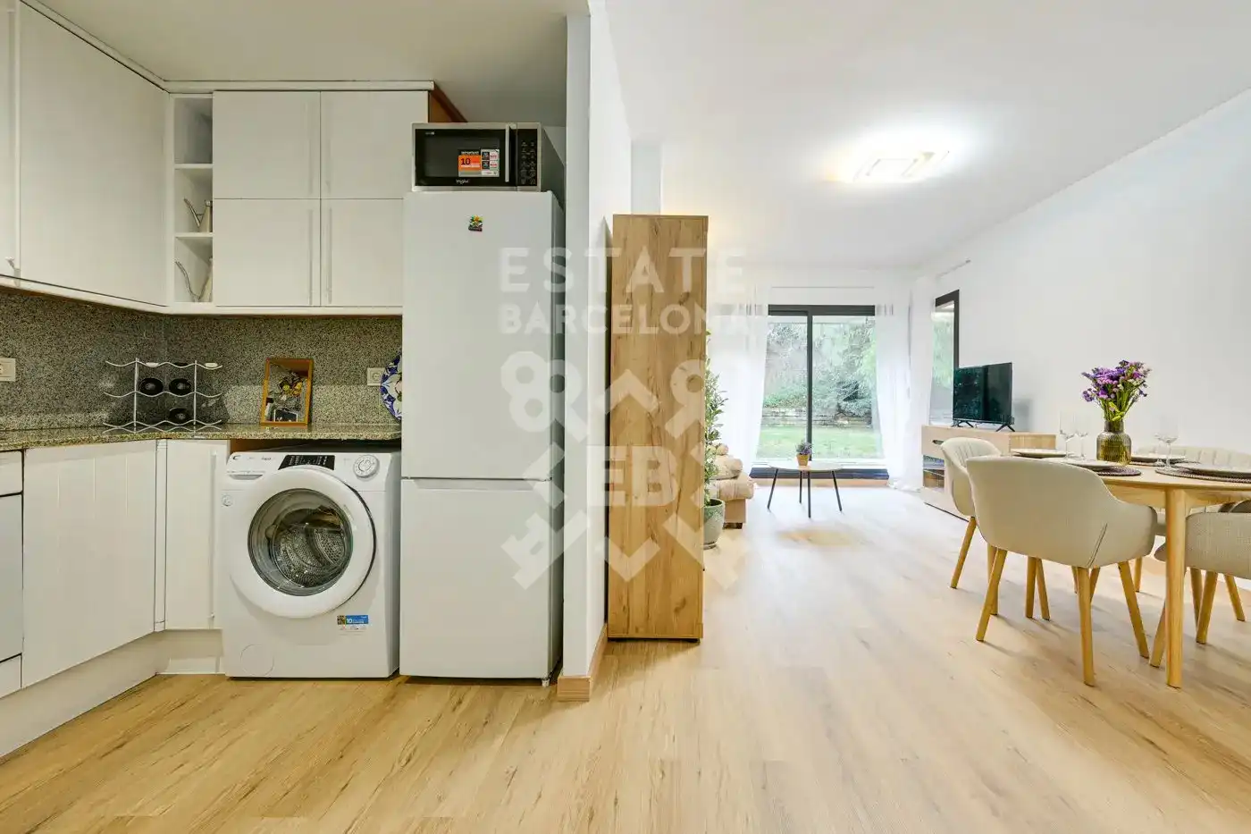 Außenansicht von Wohnung zum Verkauf in Lloret de Mar mit Klimaanlage, Heizung und Privatgarten