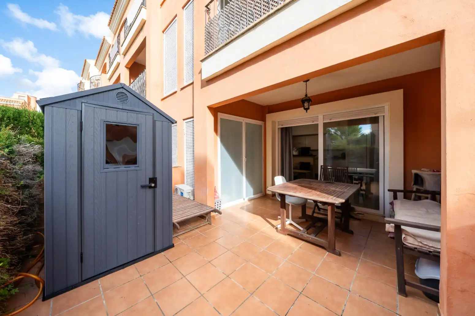 Terrasse von Wohnung zum Verkauf in Llucmajor mit Klimaanlage, Heizung und Parkett
