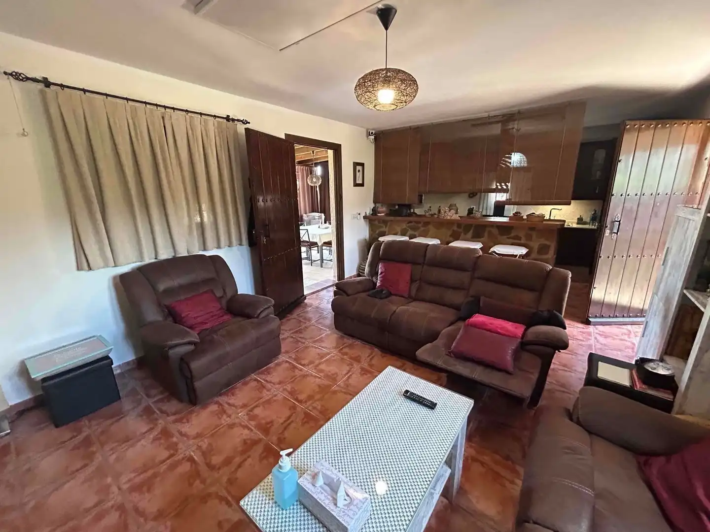 Sala de estar de Casa o chalet en venta en Mojácar con Aire acondicionado, Calefacción y Jardín privado