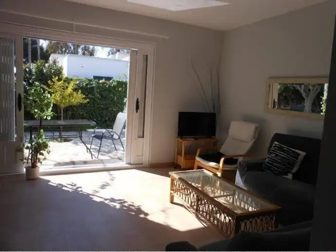 Living room of Houses for rent in Garrucha  with Air Conditioner, Terrace and Furnished