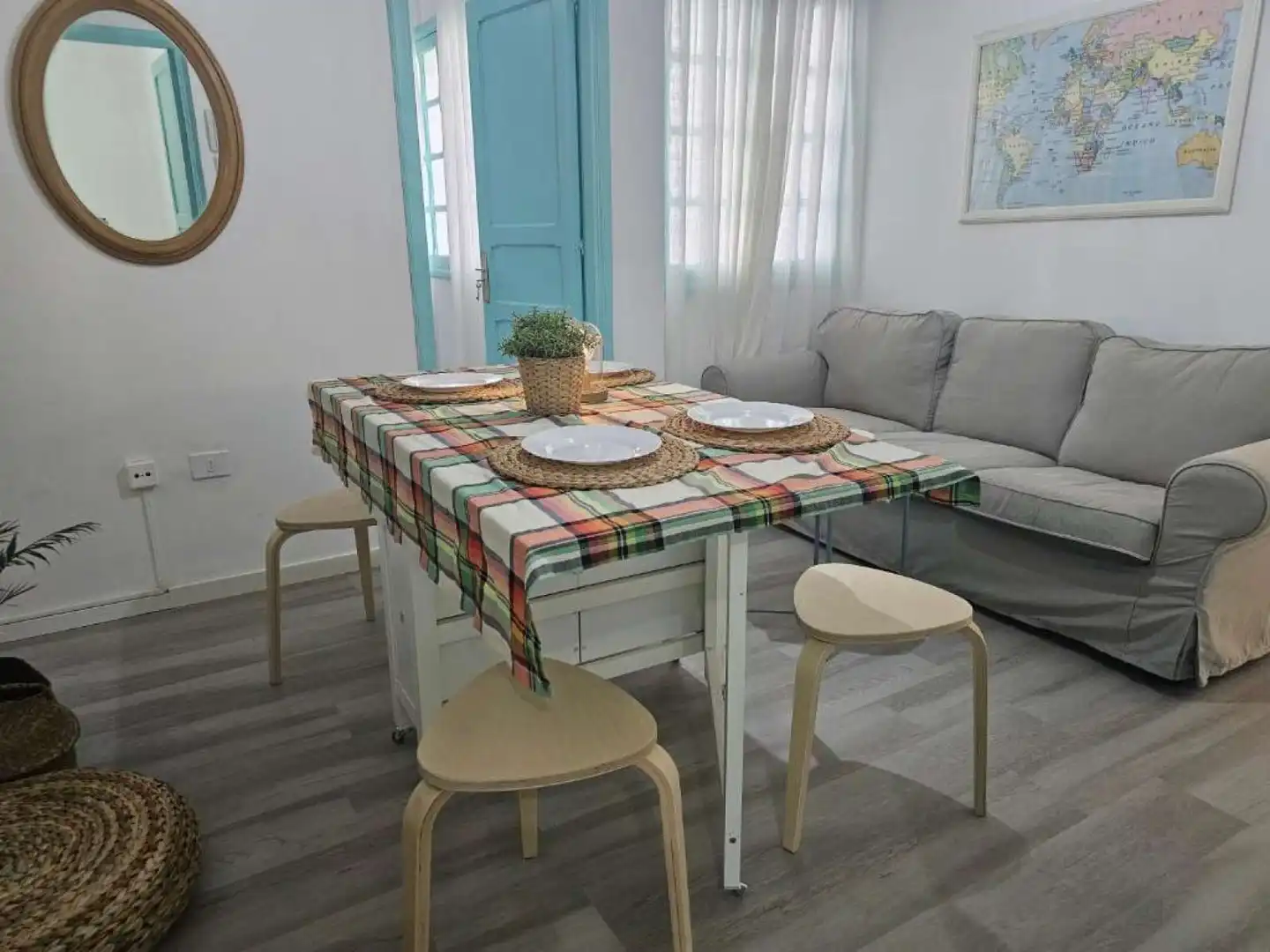 Dining room of Apartments for share in San Sebastián de la Gomera  with Air Conditioner, Terrace and Furnished