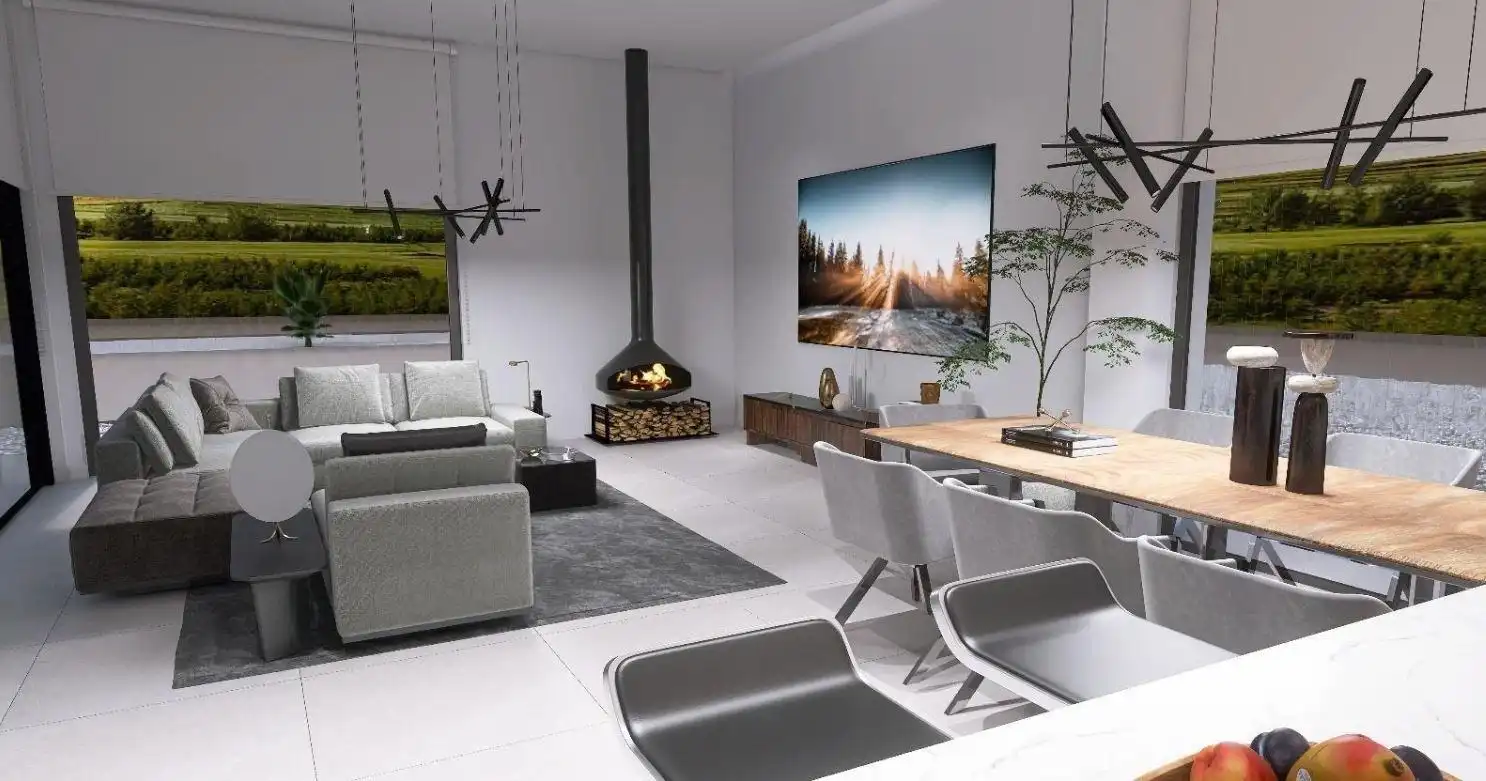 Living room of Houses for sale in Aspe  with Private garden and Swimming Pool