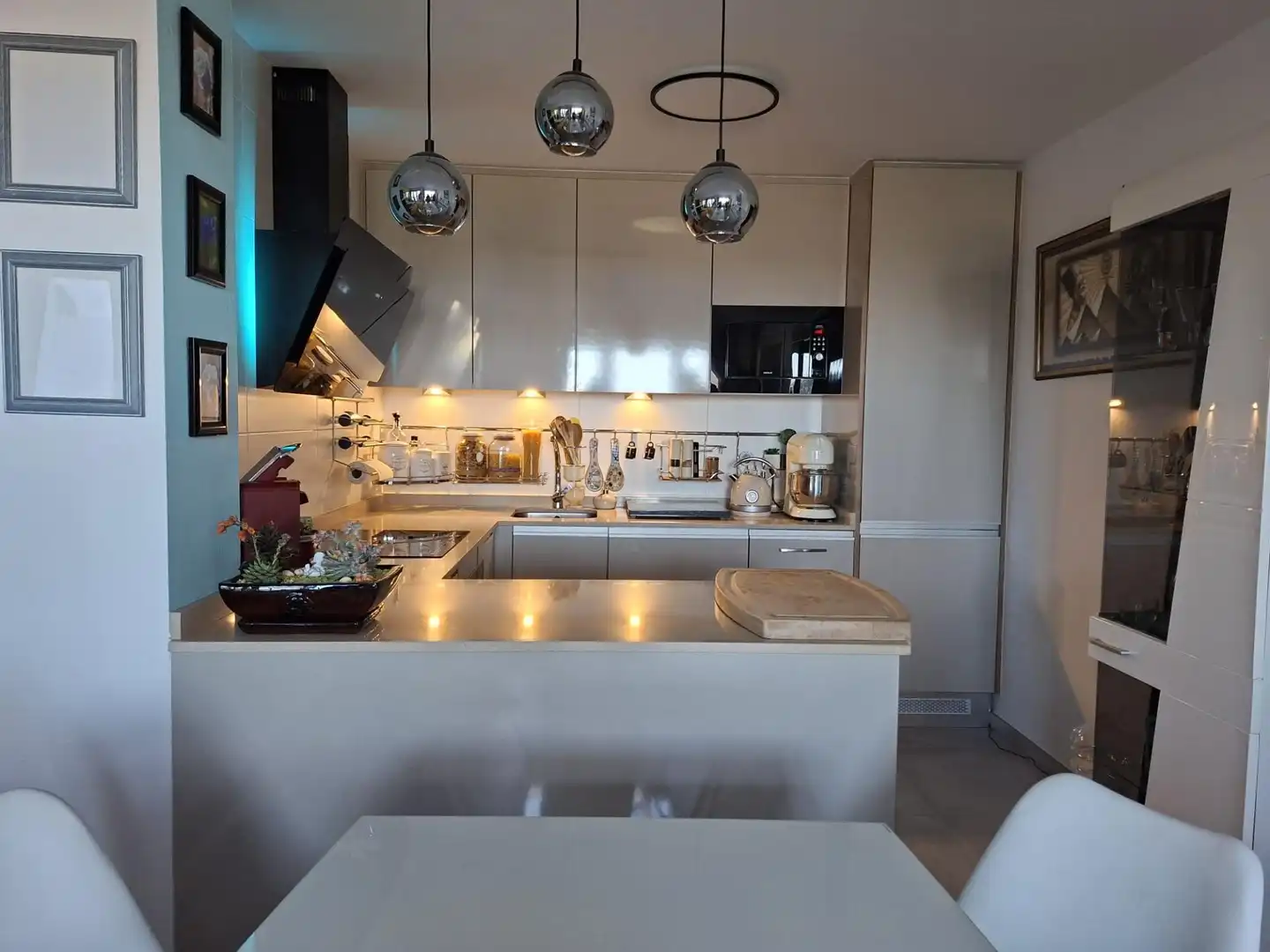 Kitchen of Flat for sale in Xeresa  with Air Conditioner, Heating and Private garden